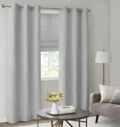 Basketweave Curtain Panel Set, 84 In-Kirkland's Home Discount