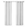 Basketweave Curtain Panel Set, 84 In-Kirkland's Home Outlet