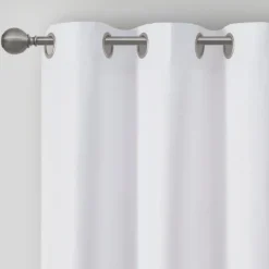 Basketweave Curtain Panel Set, 84 In-Kirkland's Home Outlet