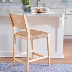 Basketweave Seat Counter Stools, Set Of 2-Kirkland's Home Best Sale