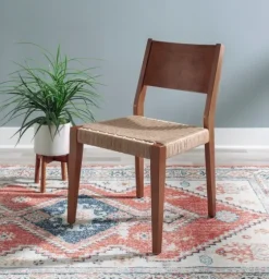Basketweave Wood Dining Chairs, Set Of 2-Kirkland's Home Fashion