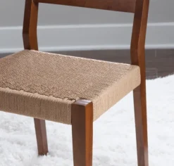 Basketweave Wood Dining Chairs, Set Of 2-Kirkland's Home Fashion