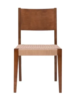 Basketweave Wood Dining Chairs, Set Of 2-Kirkland's Home Fashion