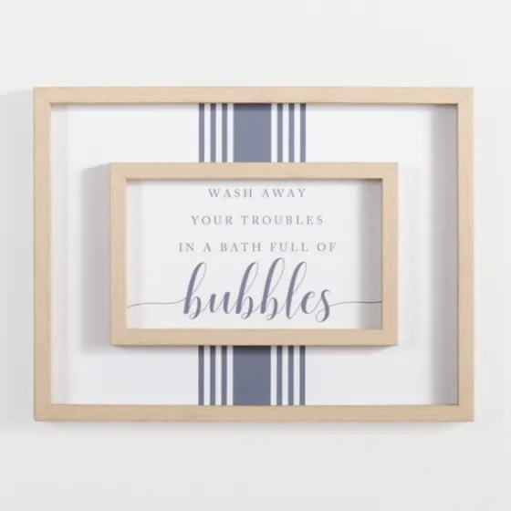 Bath Full Of Bubbles Wall Plaque-Kirkland's Home Online