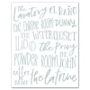 Bathroom Names Canvas Art Print-Kirkland's Home Fashion