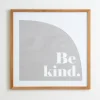 Be Kind Framed Wall Plaque-Kirkland's Home Discount