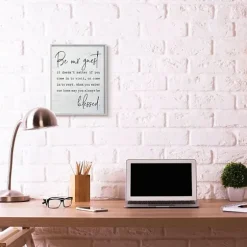 Be Our Guest Framed Wall Plaque-Kirkland's Home Best