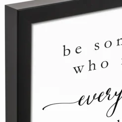 Be Somebody Framed Canvas Wall Plaque-Kirkland's Home Cheap