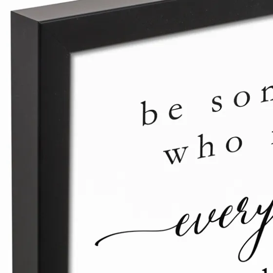 Be Somebody Framed Canvas Wall Plaque-Kirkland's Home Cheap