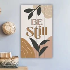 Be Still Wood Slat Wall Plaque-Kirkland's Home Online