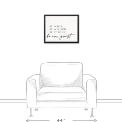 Be Warm Be Welcome Framed Canvas Art Print-Kirkland's Home New