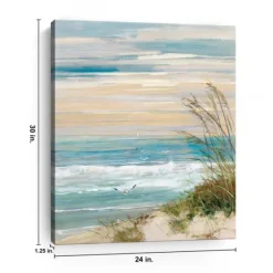 Beach At Dusk Canvas Art Print, 24X30 In.-Kirkland's Home Discount