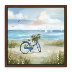 Beach Bike Bliss Framed Canvas Art Print-Kirkland's Home Online
