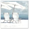 Beach Chairs And Umbrella Coastal Canvas Art Print-Kirkland's Home Cheap