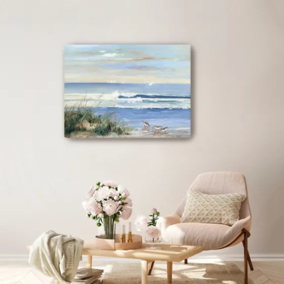 Beach Combers Coastal Canvas Wall Art-Kirkland's Home Store