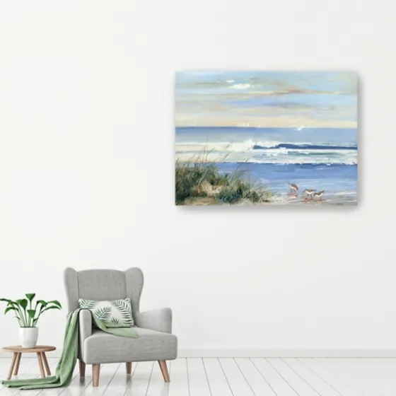 Beach Combers Giclee Canvas Art Print, 48X36 In.-Kirkland's Home Cheap