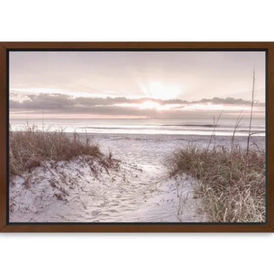 Beach Morning Blessing Framed Canvas Art Print-Kirkland's Home Cheap