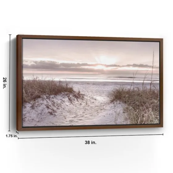 Beach Morning Blessing Framed Canvas Art Print-Kirkland's Home Cheap