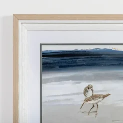 Beach Morning With Birds Framed Art Print-Kirkland's Home Cheap
