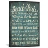 Beach Rules Canvas Art Print-Kirkland's Home Outlet
