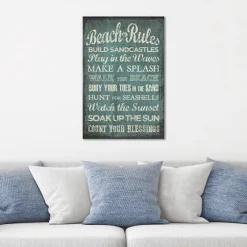 Beach Rules Canvas Art Print-Kirkland's Home Outlet