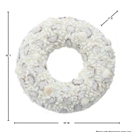 Beaded Seashells Wreath-Kirkland's Home New