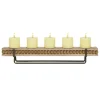 Beaded Wood And Metal Base Candle Holder-Kirkland's Home Best