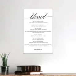 Beatitudes Matthew 5:3-10 Canvas Art Print-Kirkland's Home Cheap
