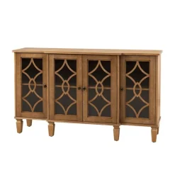 Becky Acorn Wood 4-Door Sideboard-Kirkland's Home Shop