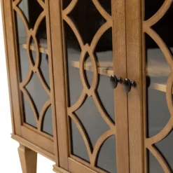 Becky Acorn Wood 4-Door Sideboard-Kirkland's Home Shop