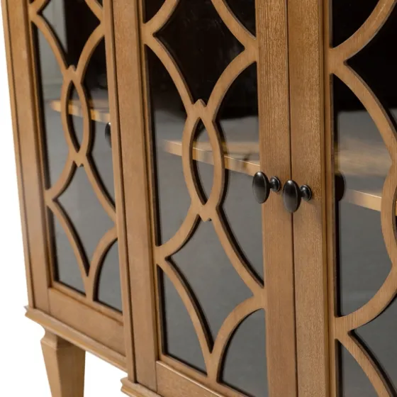 Becky Acorn Wood 4-Door Sideboard-Kirkland's Home Shop