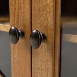 Becky Acorn Wood 4-Door Sideboard-Kirkland's Home Shop