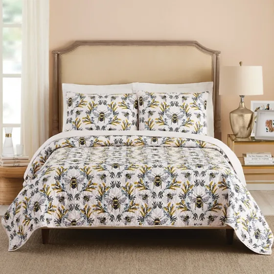 Bee You 2-Pc. Twin Bedding Quilt Set-Kirkland's Home Shop