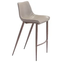 Beige & Brown Faux Leather 2-Pc. Bar Stool Set-Kirkland's Home Flash Sale