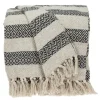 Beige And Black Diamond Stripe Throw-Kirkland's Home Cheap