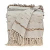 Beige And Cream Eclectic Woven Throw With Tassels-Kirkland's Home Best Sale