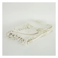 Beige And Ivory Woven Stripe Throw-Kirkland's Home Flash Sale