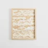 Beige And White Crinkle Paper Wall Plaque-Kirkland's Home Clearance