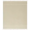 Beige And White Stripes Cotton Throw-Kirkland's Home Best Sale