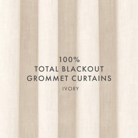 Beige Blackout Curtains, 84 In.-Kirkland's Home Discount