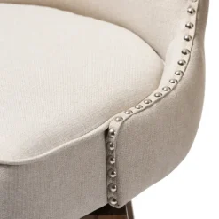 Beige Button Tufted Swivel Bar Stools, Set Of 2-Kirkland's Home Flash Sale