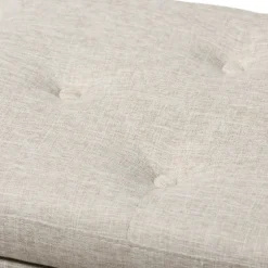 Beige Button-Tufted Upholstered Storage Bench-Kirkland's Home Cheap