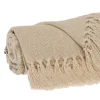 Beige Chunky Stitch Cotton Throw-Kirkland's Home Outlet