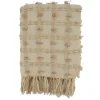 Beige Dotted Fringe Throw Blanket-Kirkland's Home Cheap