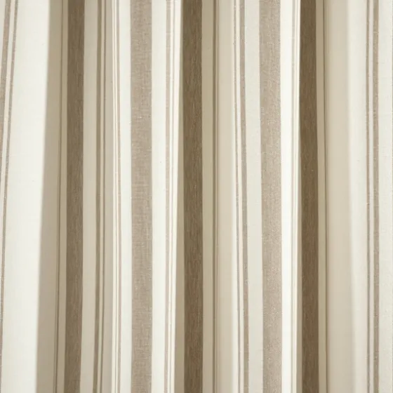 Beige Farmhouse Stripe Curtain Panels, Set Of 2-Kirkland's Home Best Sale