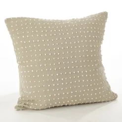 Beige French Knotted Square Throw Pillow-Kirkland's Home Best Sale