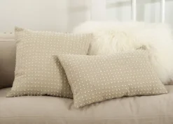 Beige French Knotted Square Throw Pillow-Kirkland's Home Best Sale