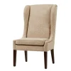 Beige High Wingback Nailhead Trim Dining Chair-Kirkland's Home Discount