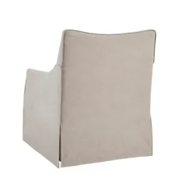 Beige Martha Stewart Skirted Swivel Accent Chair-Kirkland's Home Cheap