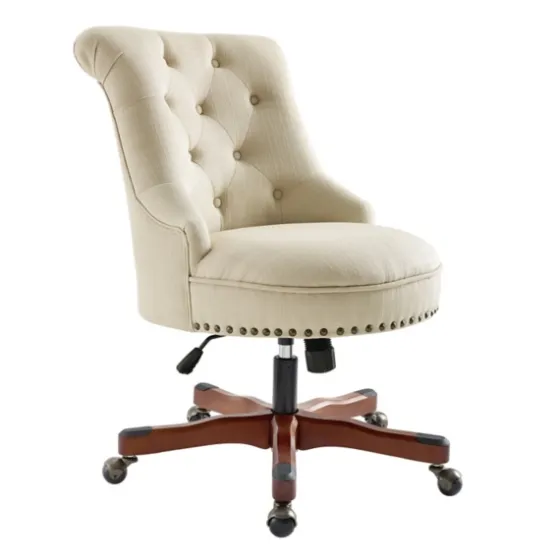 Beige Miller Tufted Office Chair-Kirkland's Home Cheap